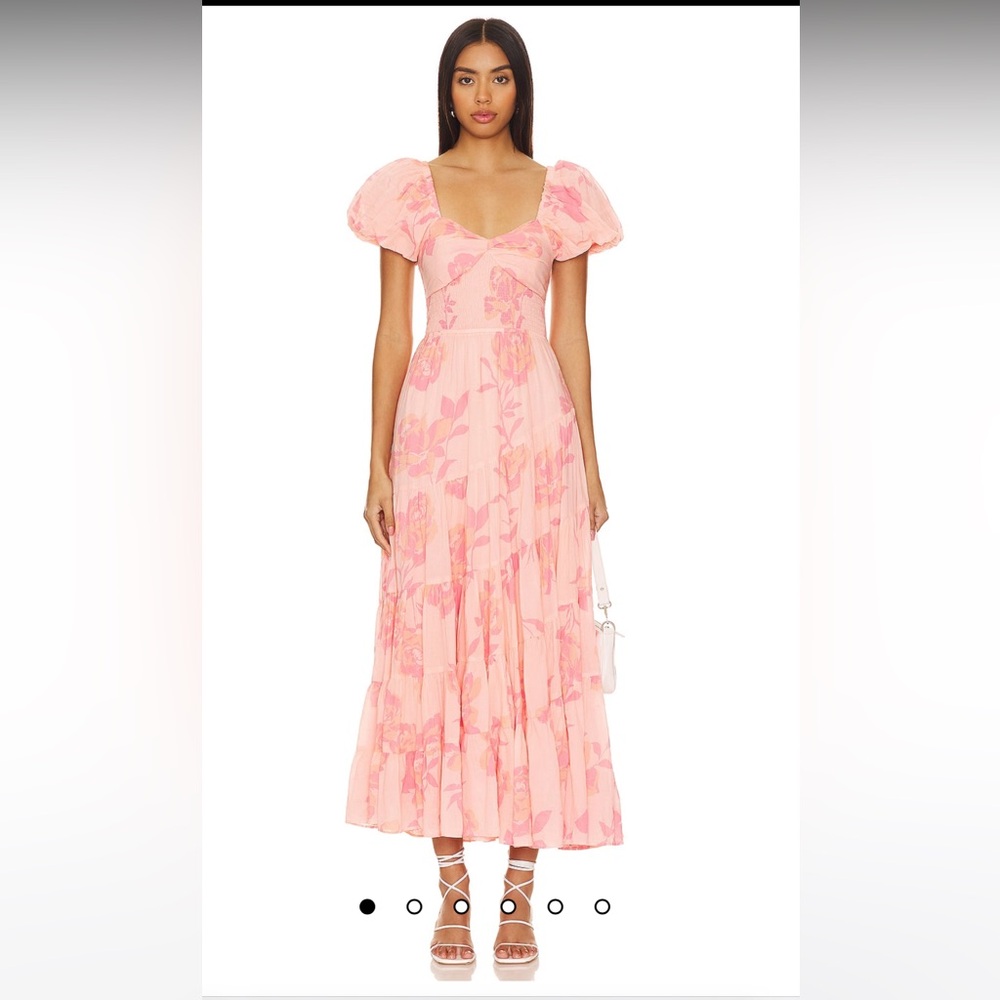 Free People Women's Short Sleeve Sundrenched Dress